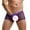 Purple, variant on Men's Boxer Briefs Manhood Pouch Shapeless Underwear Big And Tall Underwear for Men I Fit for Men Natural Feelings Mens Mens Briefs with Pouch Fruit Insert Here White M
