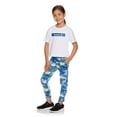thumbnail image 4 of Reebok Girl's Thrive 7/8 Camo Print Legging With 18" Inseam, Sizes 4-18, 4 of 4