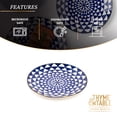 thumbnail image 5 of Thyme & Table Dinnerware Blue Medallion Stoneware Round Salad Plate, 5 of 6