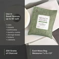 thumbnail image 3 of Moso Natural Air Purifying Bag, 200g Green, Bamboo Charcoal Odor Absorber and Small Space Deodorizer, Closet Odor Eliminator and Car Air Freshener, 3 of 8