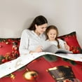 thumbnail image 5 of Manfei New Year Nutcracker Queen Comforter Set for Children, Merry Christmas Bedding Sets, Happy Xmas Bedding Comforter Set, Luxury Bedroom Decor, Reversible 3pcs, 5 of 8