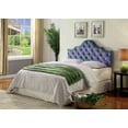 thumbnail image 3 of Furniture of America Lulu Contemporary Fabric LED Headboard, Twin, Blue, 3 of 5