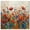 Gallery Wrapped, variant on Beautiful Garden Bloom Impressionism Wall Art /Monet And Van Gogh Inspired Art Canvas Wall Art by Art Remedy, Gold Floater Frame, 41.5" x 41.5"