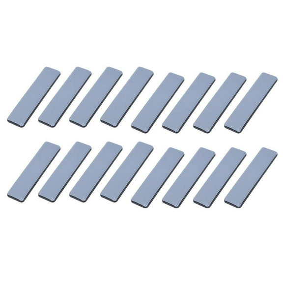 16Pc Furniture Glides Rectangle Furniture Sliders 25mm x 100mm Self Adhesive Furniture Moving Sliders