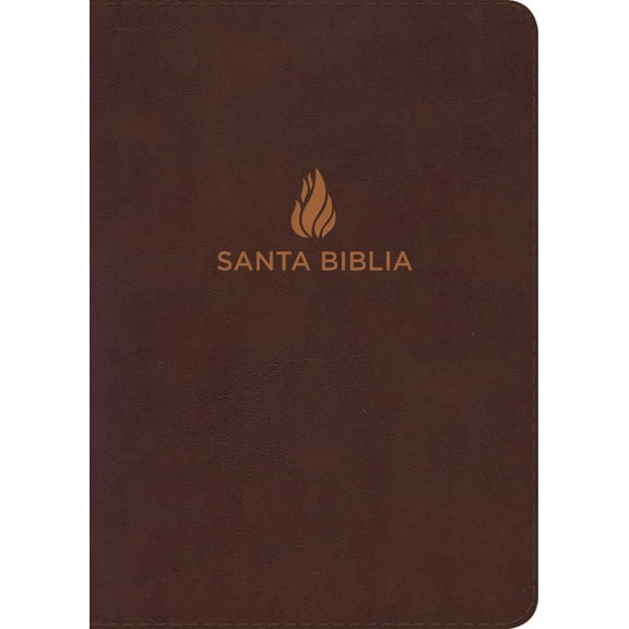 RVR 1960 Biblia Compacta Letra Grande Marrón, Piel Fabricada (Hardcover)