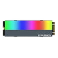 thumbnail image 2 of Coolmoon SSD Disipador de calor Colorido RGB Radiador de refrigeración de luz M.2 2280 Unidad de estado sólido Enfriador Disipador de calor de almohadilla térmica Eigraketly EL004872-00B, 2 of 2