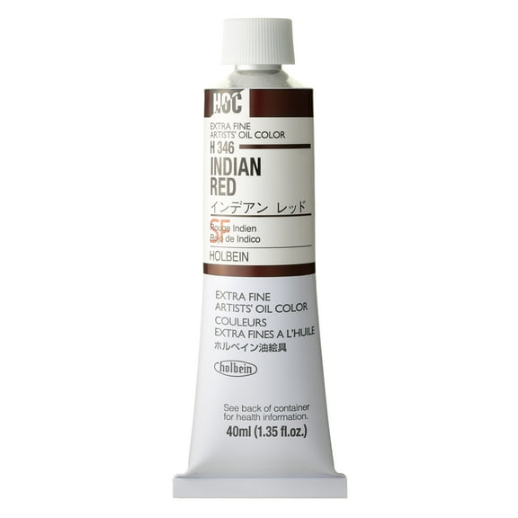 Holbein Artists' Oil Color, 40ml, Indian Red