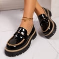 thumbnail image 5 of Tawop Women Shoes Womens Dress Shoes Work Shoes Casual Loafers Round Toe Black 9, 5 of 6