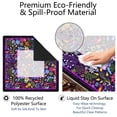 thumbnail image 4 of Flower Mahjong Mat with Rules, 31.5*31.5in Anti Slip American Mahjong Mat for Table, Noise Reduction, Neoprene Mah jongg Mats with Carrying Bag & 3 Dices, Mahjong Set Gift, Board Tile Games Mats, 4 of 7