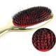 thumbnail image 3 of Cepillo para extensiones de cabello, cepillo de masaje para el cabello, cepillo profesional para desenredar, cepillo de nailon con cerdas naturales, cepillo ovalado antiestático Beauty, 3 of 5