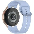 thumbnail image 2 of KOMI Bands Compatible with Samsung Galaxy Watch 4 Band 40mm 44mm, Galaxy Watch 4 Classic Bands 42mm 46mm, 20mm Soft Silicone Sport Replacement Strap for Galaxy Watch 7 Band Women Men Light Blue, 2 of 11