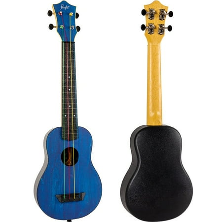 Flight Ukulele - Travel Series 4 String Soprano Ukulele - Blue