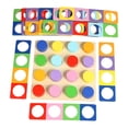 thumbnail image 2 of Tarjetas de combinación de colores, juguete sensorial, juegos de mesa educativos, bloques apilables de madera para niños en edad preescolar a partir d, 2 of 9