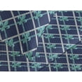 thumbnail image 3 of Ambesonne Fleur De Lis Quilted Coverlet 3 Pcs, Modern Aquatic Motifs, Queen Size, Night Blue Turquoise, 3 of 4