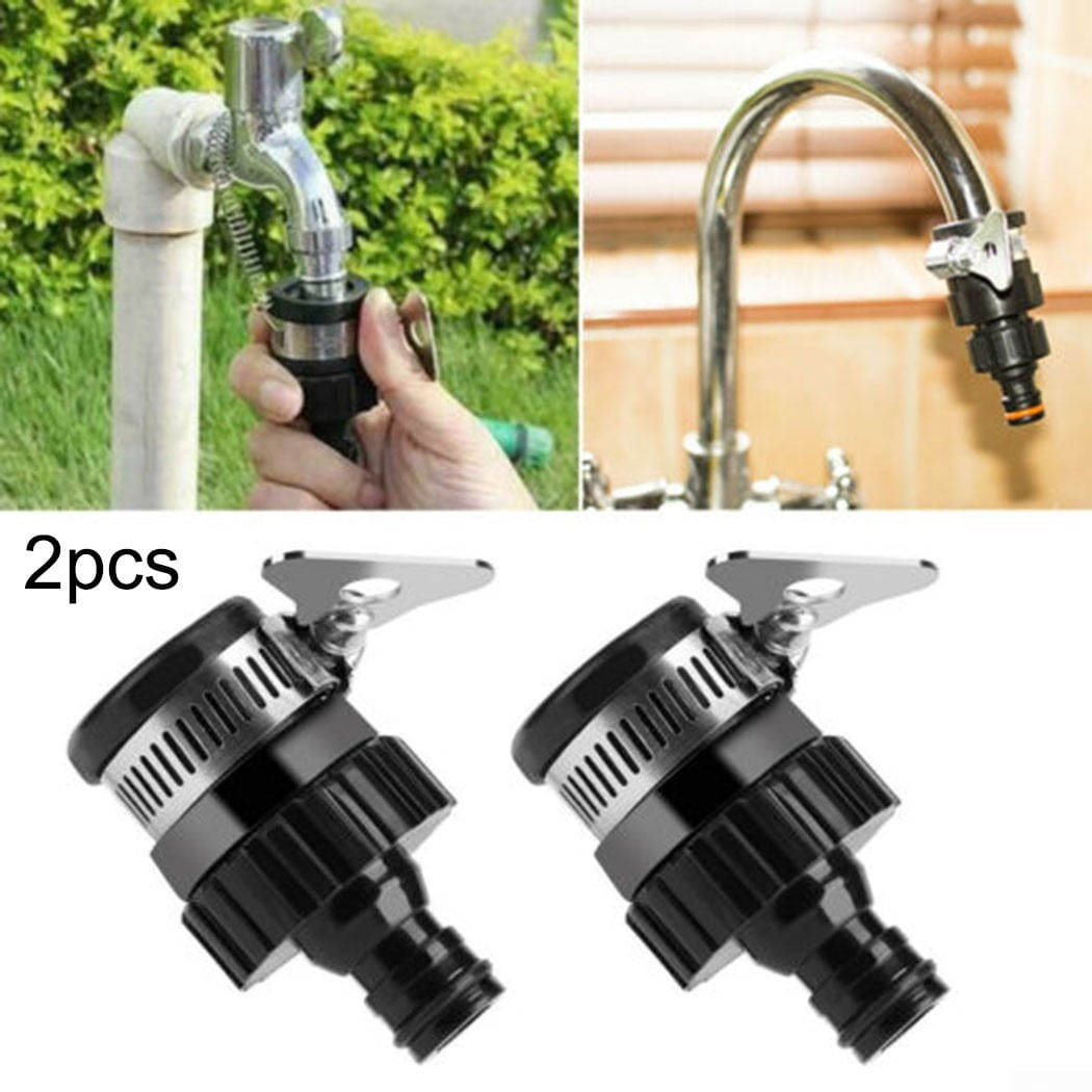 Universal To Garden Hose Pipe Connector Kitchen Bathroom Sink Water Tap Adapter 