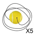thumbnail image 1 of Colaxi 5xTennis Ball with String Elastic for Tennis Single Practice Training, 1 of 5