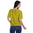 thumbnail image 4 of Moomaya Blouse d'Été Boho à Manches Courtes en Rayonne Imprimée pour Femmes, 4 of 5