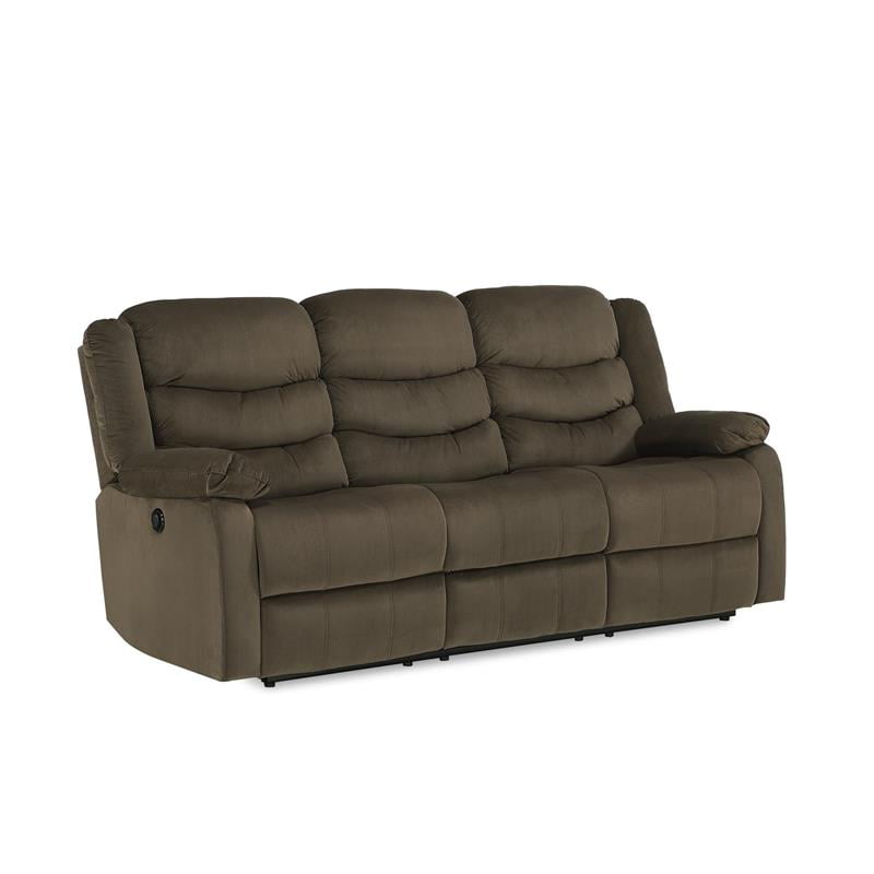 Pemberly Row Power Microfiber Reclining, Mcgwire All Leather Power Reclining Sofa