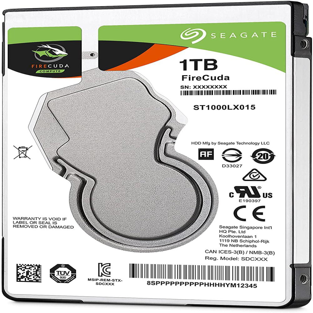 Seagate STLX FireCuda - Hybrid hard drive - TB - internal - . inch - SATA Gb/s