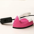 thumbnail image 6 of Farfi Iron Solid Color Compact ABS Travel Iron Sewing Supplies (Pink), 6 of 11