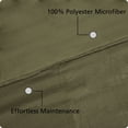 thumbnail image 4 of Mainstays 3-Piece Waffle Comforter Set with Matching Shams, Mossy Green, King, 4 of 11