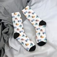 thumbnail image 5 of Fuzoiu Panda And Rainbow Print Athletic Crew Socks for Men & Women,Casual Crew Socks,Above Ankle Crew Socks for Business, Casual, 5 of 6