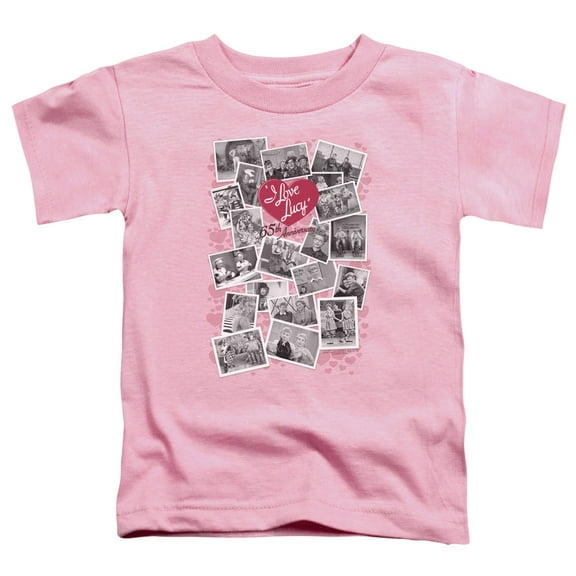 I Love Lucy 65Th Anniversary S/S Toddler T-Shirt Pink
