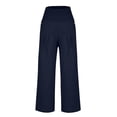 thumbnail image 4 of Women's Flowy Wide Leg Pants Casual Boho Vacation Beach Pants Elastic High Waisted Palazzo Trouser with Pocket Ladies Comfy Plus Size 2026 Trendy Outfits Lightweight Cute Fashion Dressy Clothes, 4 of 8