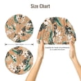thumbnail image 5 of Yiaed Tropical Leaves Flower Print Satin Bonnet Silk Bonnet Hair Bonnet for Sleeping Hair Bonnets, 5 of 6