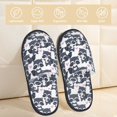 thumbnail image 2 of Fotbe Cartoon Raccoon Pantuflas Peludas para Mujer con Estampado, Zapatillas de Peluche, Zapatos de Invierno para Casa, Uso Interior y Exterior-Medium, 2 of 8