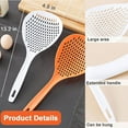 thumbnail image 7 of 2 PCS Plastic Colander Strainer Scoop with Handle Food Grade Strainers Heat Resistant Dishwasher Safe for Draining Pasta,Vegetables Fruits, 7 of 7