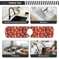 thumbnail image 6 of Coolnut Christmas Tree Snowflake 2PCS Kitchen Faucet Mat Bathroom Faucet Mat Sink Microfiber Cloth Faucet Splash Catcher Faucet Mat Dish Drying Mat Sink Mat for Kitchen Sink 30x5in, 6 of 7