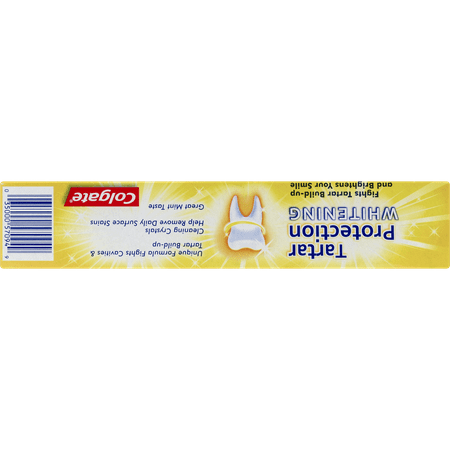 Colgate Tartar Protection Whitening Crisp Mint Toothpaste, 6.4 oz
