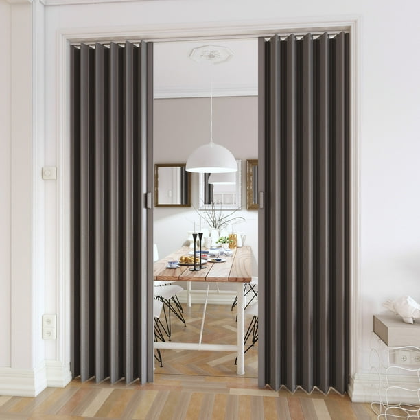 Puerta Plegable Universal Grande 108x244 cm, Ancho y altura ajustable PLAYCON (Gris)