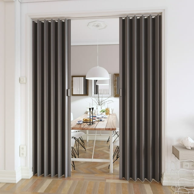 Puerta Plegable Universal Grande 108x244 cm, Ancho y altura ajustable PLAYCON (Gris)