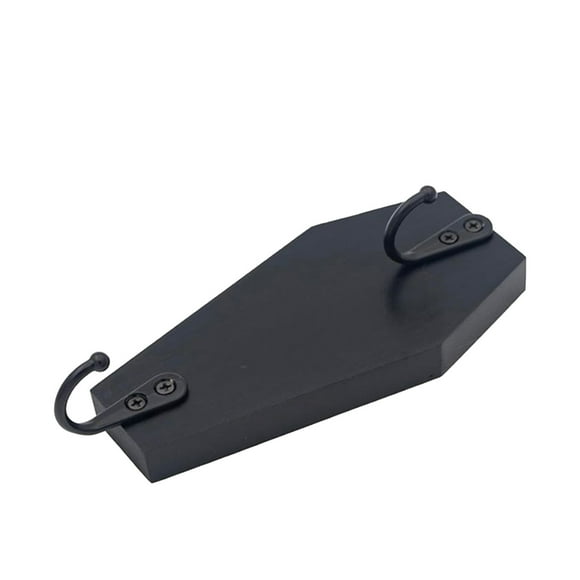 Ganchos Adhesivos Sin Taladro 2025 Ganchos Decorativos De Madera Para Halloween Ganchos Con Ventosa Para Colgar Toallas En La Pared, La Ducha, El Baño, Puertas De Ducha De Cristal Y Espejos (Negro)