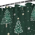 thumbnail image 3 of Red Christmas Bath Curtain,Rustic Farmhouse Holiday New Year Shower Curtains Suitable Bathroom Curtains for Campus Bathroom Decor Christmas, 3 of 5