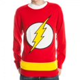 thumbnail image 1 of DC Comics Flash Logo Red Knit Adult Sweater Large, 1 of 3