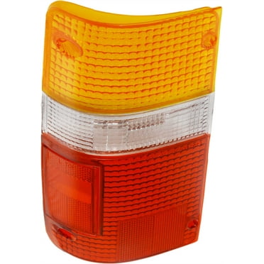 Tail Light Lens Compatible with 1989-1995 Toyota Pickup Driver Side 4Cyl 2.4L Plastic
