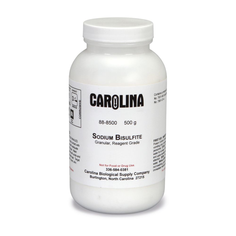 Sodium Bisulfite, Granular, Chemicals, Reagent Grade, 500 G