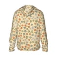thumbnail image 3 of Uemuo Paw In Groovy Style Pattern Women's Full Zip UPF 50+ Sun Protection Hoodie Jacket Long Sleeve Sun Shirt Hiking Outdoor Performance with Pockets-3X-Large, 3 of 9