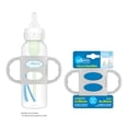 thumbnail image 4 of Dr. Brown's Milestones 100% Silicone Narrow Baby Bottle Handle Removable Easy-Grip, Gray 4m+, 1 Pack, 4 of 9