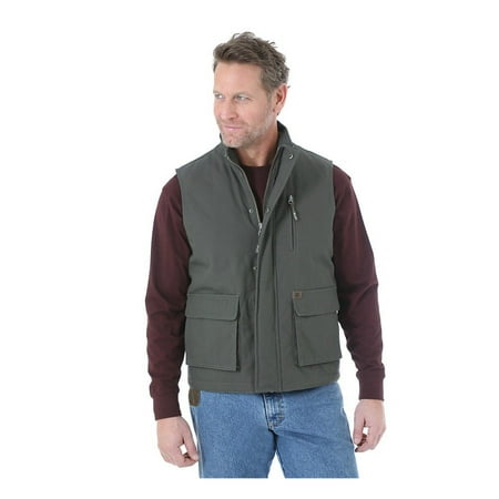Wrangler RIGGS WORKWEAR Men's Big and Tall Foreman Vest, Loden, 4X |  Walmart Canada