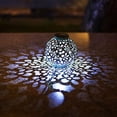 thumbnail image 3 of Roaming Light Retro Hanging Solar Lantern with Handle use as table lantern waterproof outdoor for garden patio porch, etc Ormromra WMZY-1302, 3 of 6