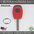 thumbnail image 3 of Red Protective Rubber Case Silicone Cover For Honda Remote Key Shell 2 Buttons, 3 of 5