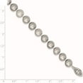 thumbnail image 3 of Sterling Silver Rhodium 8-9mm Grey Fwc Pearl Necklace Made In Canada qh5163-24, 3 of 6