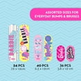 thumbnail image 3 of Smart Care Latex-Free Barbie Bandages Variety Pack Assorted Sizes, 100 Count, Multi-Color, 3 of 8