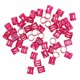 thumbnail image 2 of 50 Piezas de Color Dreadlock Platting Braiding Hair Bead Cuff Hollow Clip - fushcia, 8mm Sunnimix Cuentas de pelo trenzado, 2 of 8