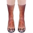 thumbnail image 1 of Interesante regalo de Navidad, novedoso, calcetines con garras de animales en 3D, calcetines largos para adultos y adolescentes, regalo de elefante blanco, 1 of 2