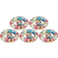 thumbnail image 2 of Hand Grip Strengthener Rings, Silicone Hand Trainer Rings Stress Relief  For Home Colour Leopard Print,Rainbow Circle,Green Skull,Cartoon,Dazzle,Heart,Doodle,Oil Painting,Blue, 2 of 8